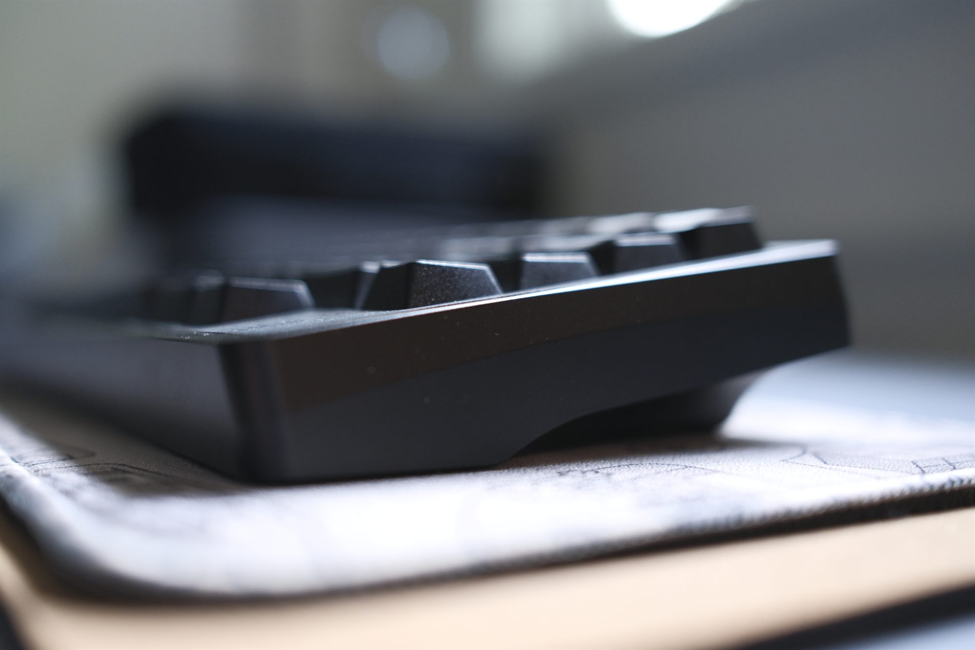 Bowl Pangea Mini, low side profile — all-black HHKB with black GMK Mono keycaps